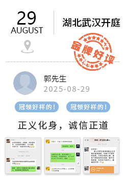 湖北武汉 冠领好评