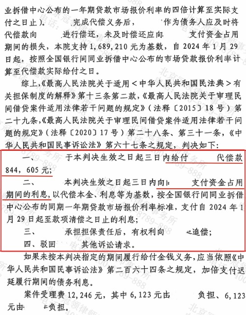 冠领律师代理黑龙江哈尔滨追偿权纠纷案减去84.4万余元代偿负担-2 冠领律师代理黑龙江哈尔滨追偿权纠纷案减去84.4万余元代偿负担-2